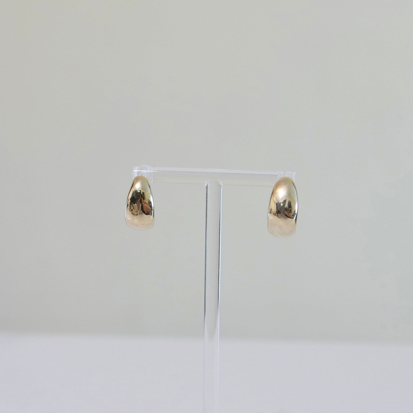 Crescent Bold Hoop Earrings