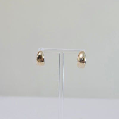 Crescent Bold Hoop Earrings