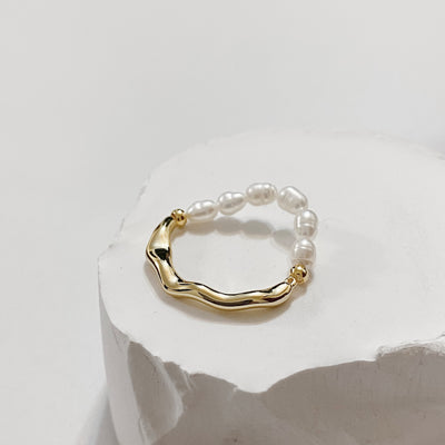 Bijou 2-Way Pearl Ring