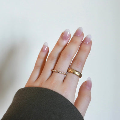 Kiara Matte Twist Ring