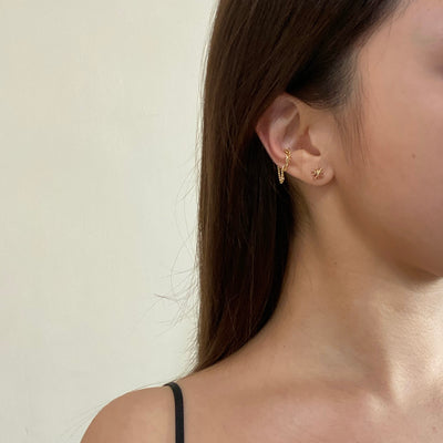 Arlo Ear Cuff With Chain