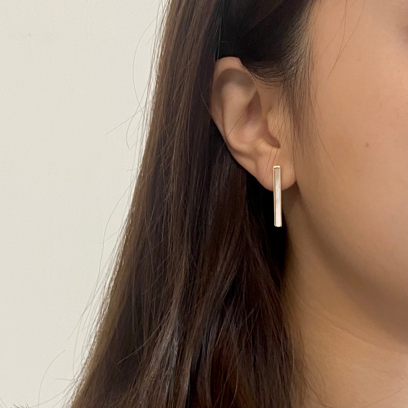 Mother of Pearl Geometric Earrings