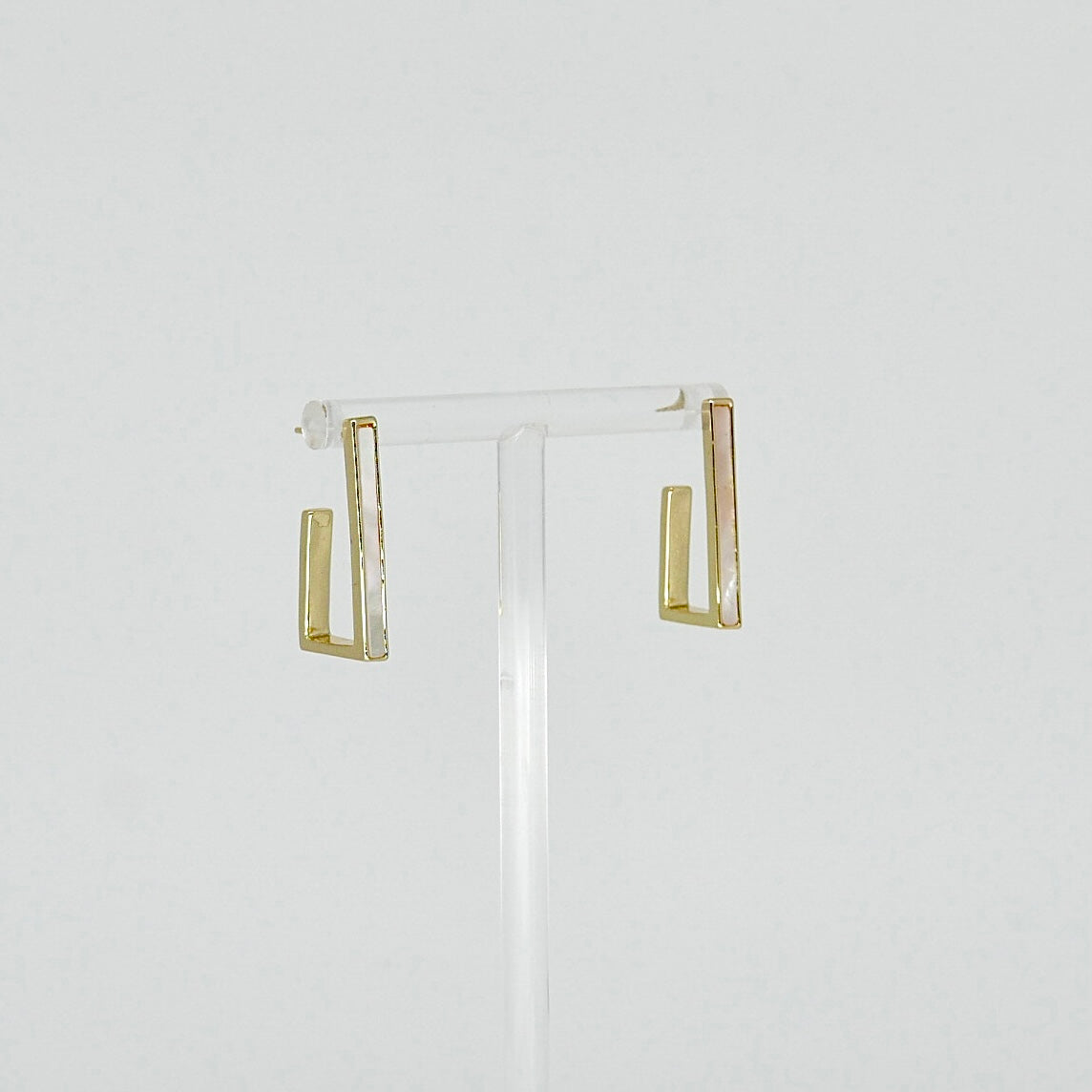 Mother of Pearl Geometric Earrings