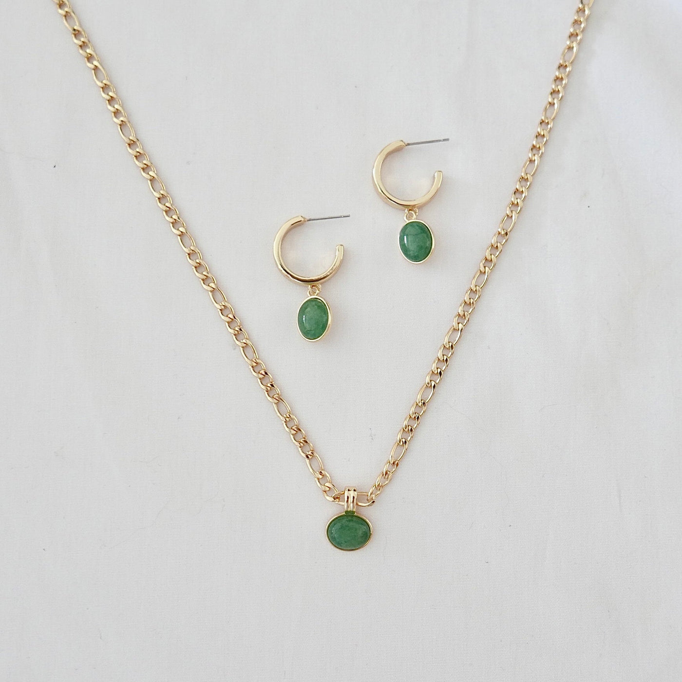 Faye Aventurine Earrings