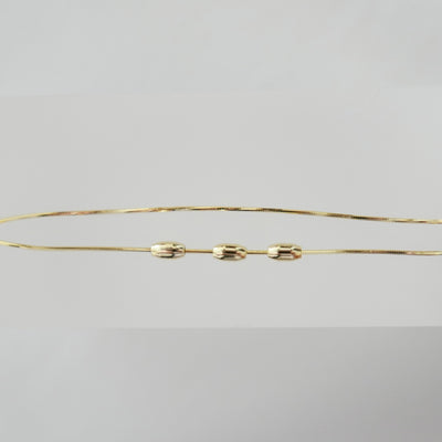 Beans Double Chain Bracelet